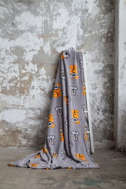 L'essentiel linge de maison Koala Bear - Naranja y gris